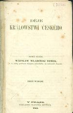 Deje Kralowstwi ceskeho - Tomek Wacslaw Wladiwoj | antikvariat - detail knihy