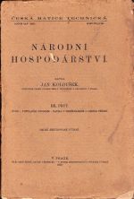 Narodni hospodarstvi IIII - Kolousek Jan | antikvariat - detail knihy