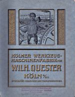 Maschine der Tabakfabrik - Kolner Werkzeugmaschinenfabrik von Wilhelm Quester Koln a RH  Specialitat Maschine der Tabakfabrik | antikvariat - detail knihy