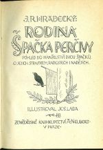 Rodina Spacka Percivy  Pohled do manzelstvi dvou spacku  - Hradecky J R | antikvariat - detail knihy