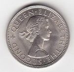 Florin 1965 Novy Zeland Elizabeth II - B6793 | antikvariat - detail numismatiky
