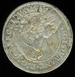 XV Krejcar 1664 Tyrolsko Zikmund Franz - A8909 | antikvariat - detail numismatiky
