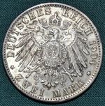 2 Marka 1904 D Bavorsko Otto - A8975 | antikvariat - detail numismatiky