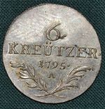 6 Krejcar 1795A Rakousko Frantisek II