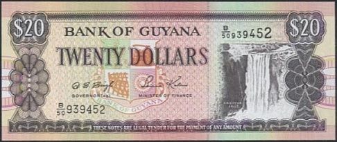 Guyana 20 Dolar - B4314 | antikvariat - detail bankovky