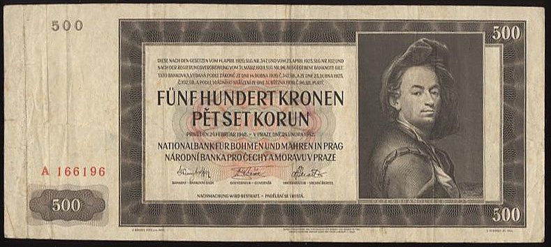 B6335 - 500 Koruna | antikvariat - detail bankovky