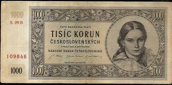 1000 Koruna - C52 | antikvariat - detail bankovky