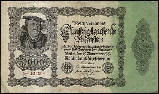 50000 Marka 1922 - C83 | antikvariat - detail bankovky