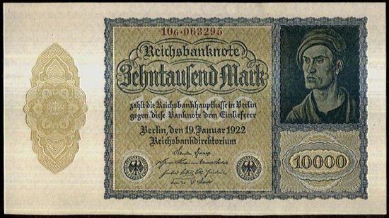10000 Marka 1922 - A9135 | antikvariat - detail bankovky