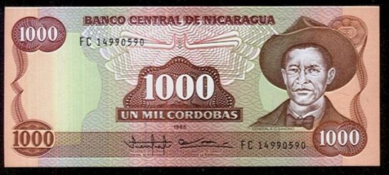 Nicaragua   1000 Cordobas - c756 | antikvariat - detail bankovky