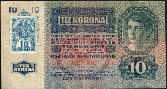 10 Koruna 1915 kolkov - C1026 | antikvariat - detail bankovky