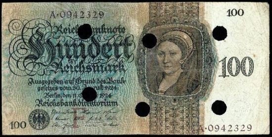 100 Marka 1924 - A9285 | antikvariat - detail bankovky