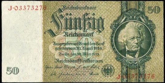 50 Marka 1933 1945 - A9288 | antikvariat - detail bankovky