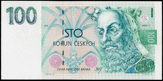 100 Koruna 1993 - A9389 | antikvariat - detail bankovky