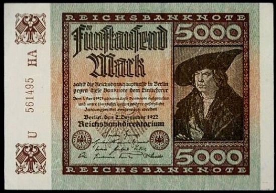 5000 Marka 1922 - A9399 | antikvariat - detail bankovky