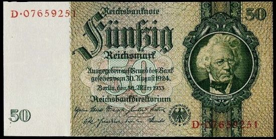 50 Marka 1933 1945 - 9423 | antikvariat - detail bankovky