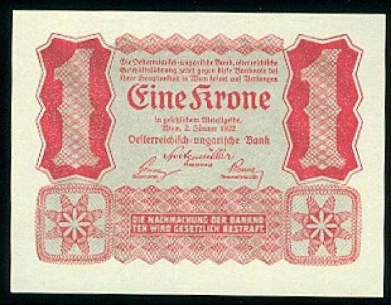 1 Koruna 1922 - 9467 | antikvariat - detail bankovky