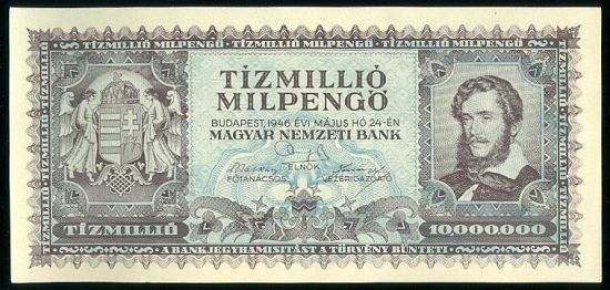 10 Mil Milpengo - 9203 | antikvariat - detail bankovky