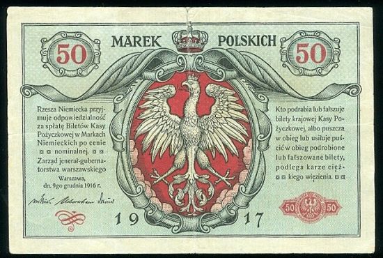 50 Marek 1917 - 9207 | antikvariat - detail bankovky