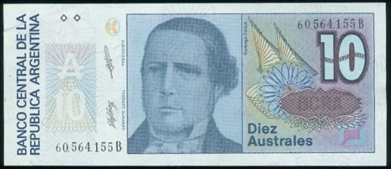 10 Australes   Argentina - C247 | antikvariat - detail bankovky