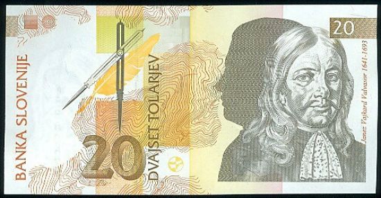 Slovinsko 20 Tolar - C571 | antikvariat - detail bankovky