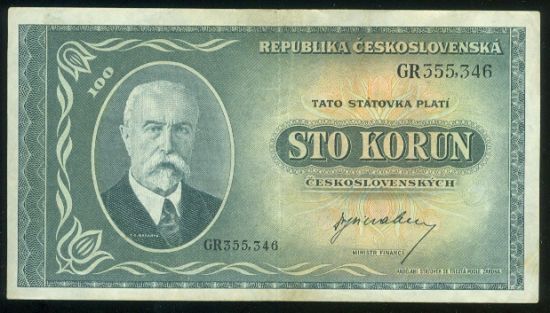 100 Koruna bl - 9503 | antikvariat - detail bankovky