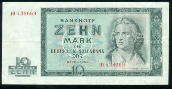 10 Marka 1964 - 9534 | antikvariat - detail bankovky