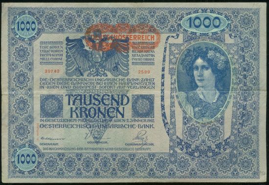 1000 Koruna 1902 - 9575 | antikvariat - detail bankovky