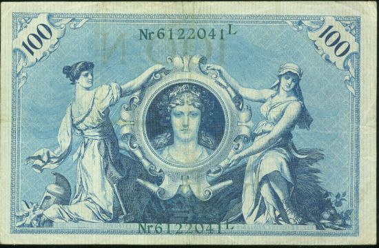 100 Marka 1908 - 9576 | antikvariat - detail bankovky