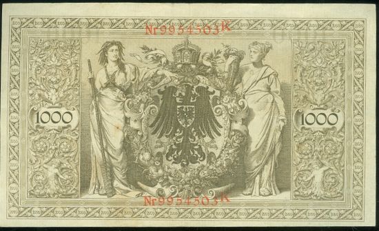 1000 Marka 1910 - 9578 | antikvariat - detail bankovky