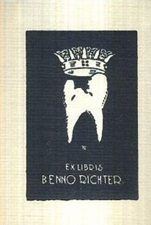 Ex libris Beno Richter - Fr Maske | antikvariat - detail grafiky