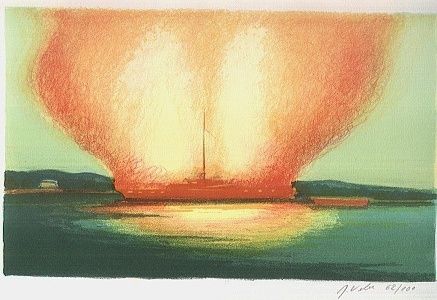 Horici jachta na Machove jezere - Valecka Jaroslav | antikvariat - detail grafiky