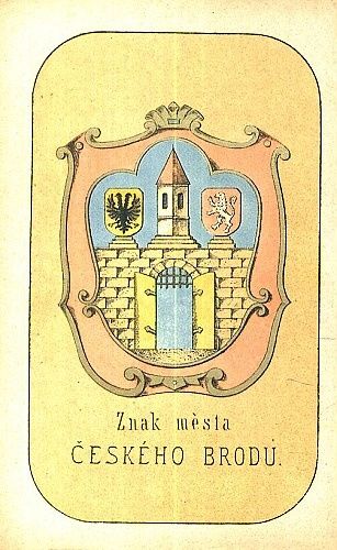 Znak mesta Ceskeho Brodu | antikvariat - detail grafiky
