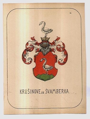 Krusinove ze Svamberka | antikvariat - detail grafiky