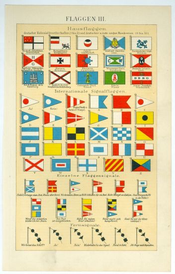 Vlajky III | antikvariat - detail grafiky
