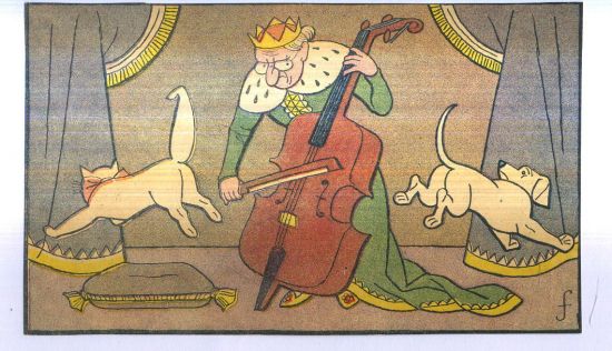Kral hraje na basu - Lada Josef | antikvariat - detail grafiky