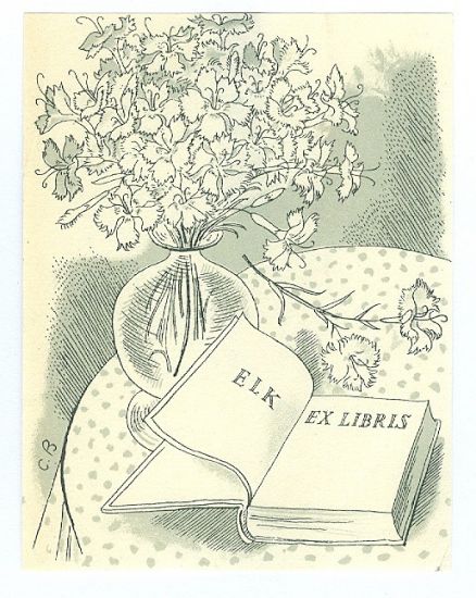 ELK  Ex libris - Bouda Cyril | antikvariat - detail grafiky