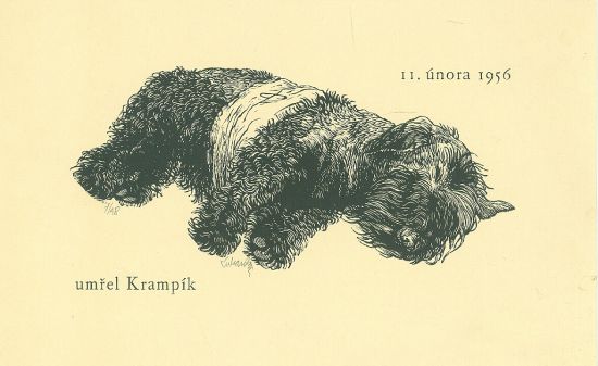 Umrel Krampik - Lukavsky Jaropslav | antikvariat - detail grafiky