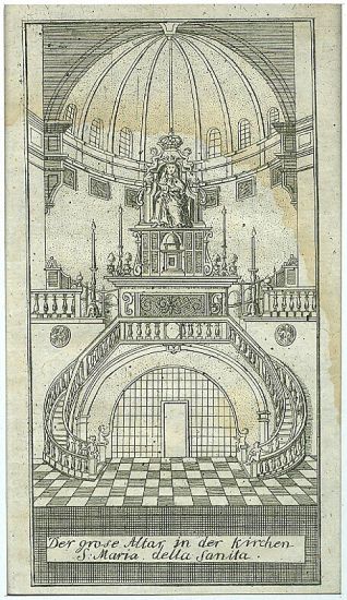 Der Grose Altarin der KirchenSS Maria della Sanitta | antikvariat - detail grafiky