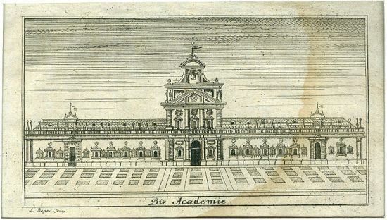 Die Academie | antikvariat - detail grafiky