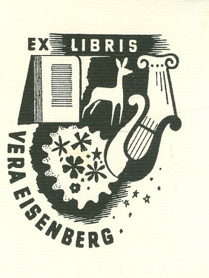 Ex libris Vera Eisenberg | antikvariat - detail grafiky