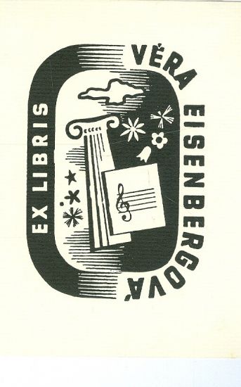 Ex libris Vera Eisenbergova | antikvariat - detail grafiky