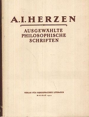 Ausgewahlte philosophische schriften - Herzen AI | antikvariat - detail knihy