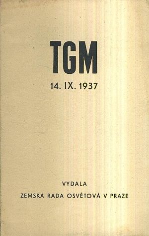 TGM 14IX1937 | antikvariat - detail knihy