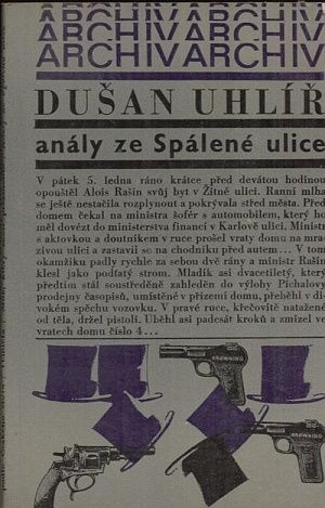 Analy ze Spalene ulice - Uhlir Dusan | antikvariat - detail knihy