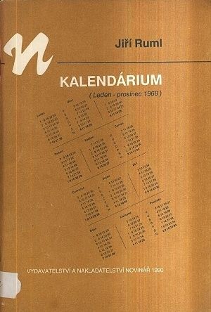 Kalendarium  ledenprosinec 1968 - Ruml Jiri | antikvariat - detail knihy