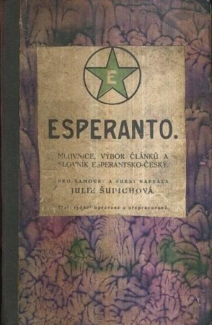 Esperanto  mluvnice vybor clanku a slovnik esperantsko cesky - Supichova Julie | antikvariat - detail knihy