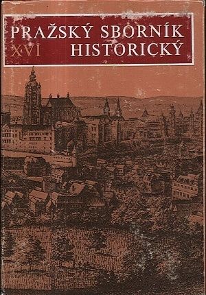 Prazsky sbornik historicky XVI | antikvariat - detail knihy