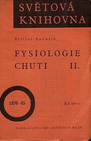 Fysiologie chuti IIdil - BrillatSavarin | antikvariat - detail knihy