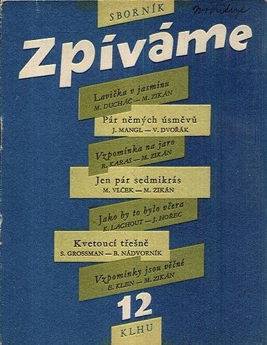Sbornik Zpivame c12 | antikvariat - detail knihy